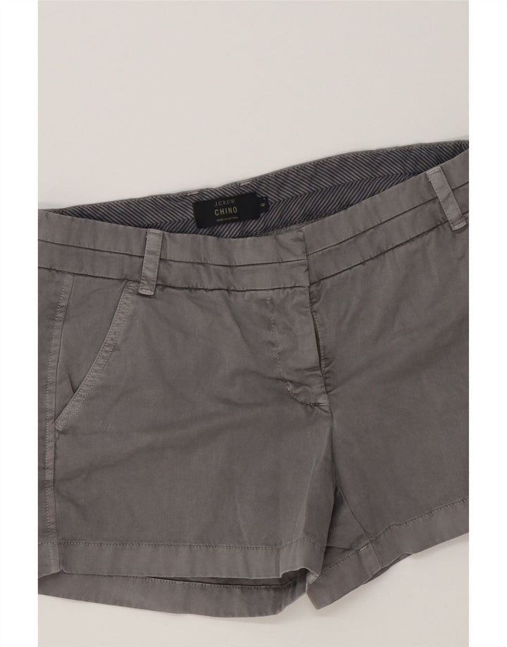 J. CREW Womens Chino Shorts US 6 Medium W30  Grey Cotton Vintage J. Crew and Second-Hand J. Crew from Messina Hembry 