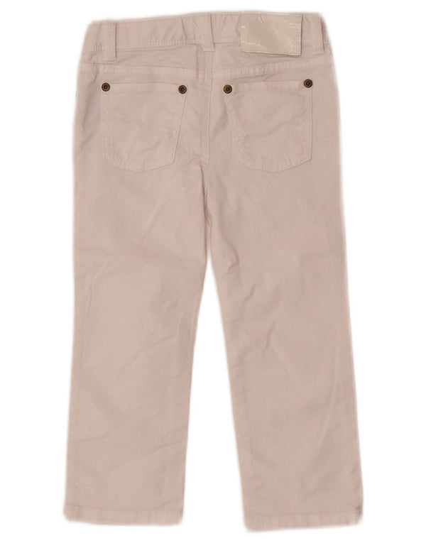 Ralph Lauren Girls Straight Casual Παντελόνι 4-5 ετών W20 L15 Λευκό βαμβακερό