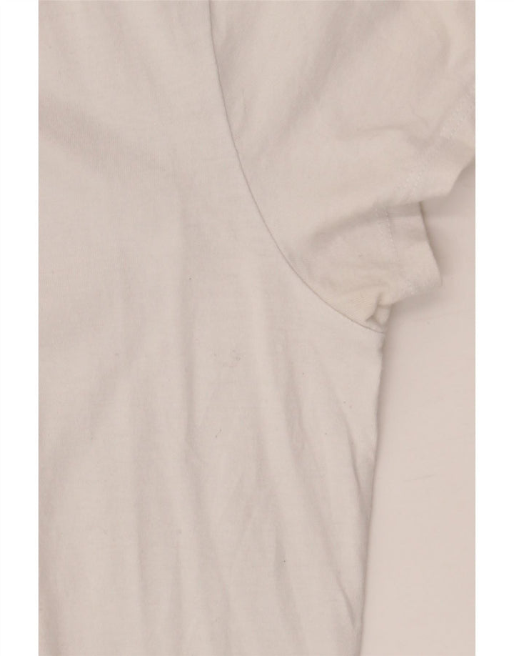 Γυναικείο γραφικό T-Shirt LEVI'S Top UK 14 Medium White