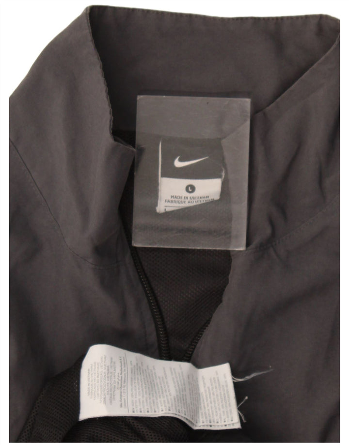 Ανδρική φόρμα Nike Μπουφάν με μεγάλο γκρι χρώμα από πολυεστέρα
