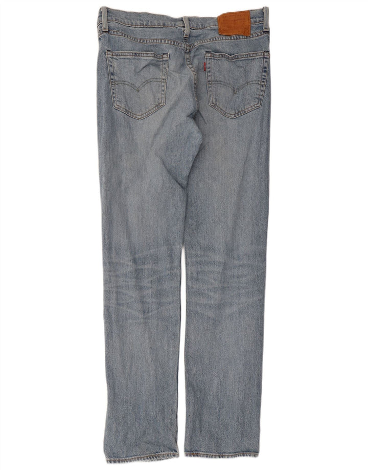 LEVI'S Ανδρικό τζιν 505 ίσιο W33 L32 Μπλε βαμβακερό