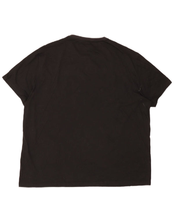 Armani Exchange Ανδρικό T-Shirt κανονικό γραφικό τοπ 2XL μαύρο