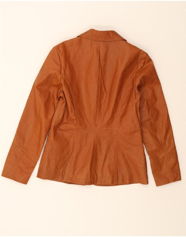 BPC SELECTION Womens Leather Jacket EU 40 Medium Brown Leather Vintage Bpc Selection and Second-Hand Bpc Selection from Messina Hembry 