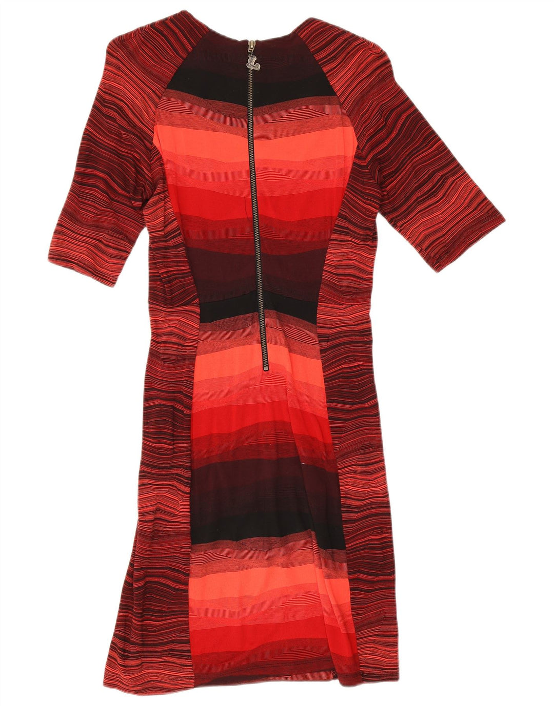 Desigual γυναικείο φόρεμα με θήκη UK 10 Small Red ριγέ