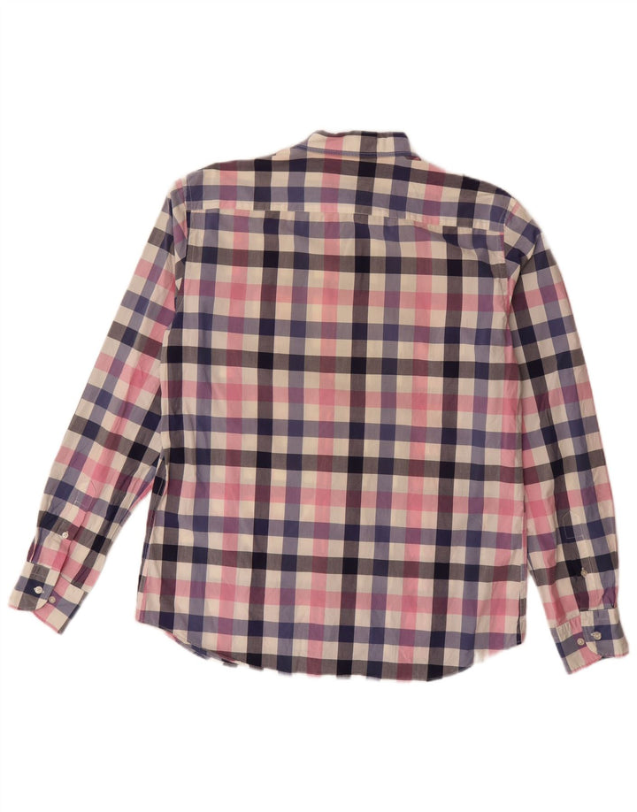 MASSIMO DUTTI Ανδρικό πουκάμισο Slim Fit Μεγάλο πολύχρωμο καρό