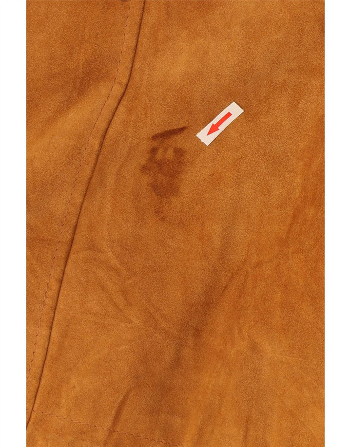 Vintage Γυναικείο Καστόρι με κουκούλα Parka Μπουφάν EU 40 Μεσαίο καφέ σουέντ