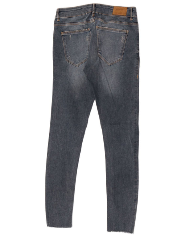 Zara Womens Trafaluc Distressed Skinny Jeans EU 38 Small W28 L28 Blue