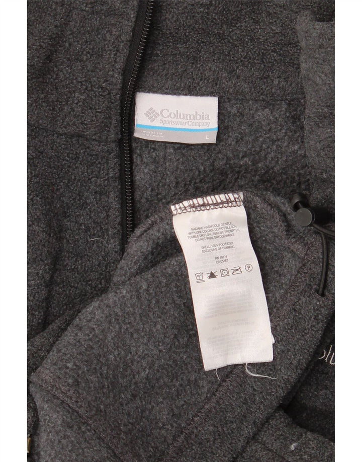 Columbia Γυναικείο Fleece Jacket UK 16 Large Grey Polyester