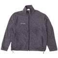 Columbia Ανδρικό Fleece Jacket UK 40 Large Navy Blue Polyester