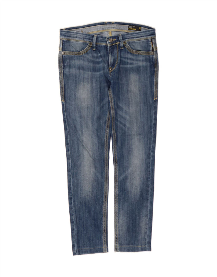 MELTIN' POT Womens Slim Jeans W33 L28 Blue Cotton Vintage Meltin' Pot and Second-Hand Meltin' Pot from Messina Hembry 