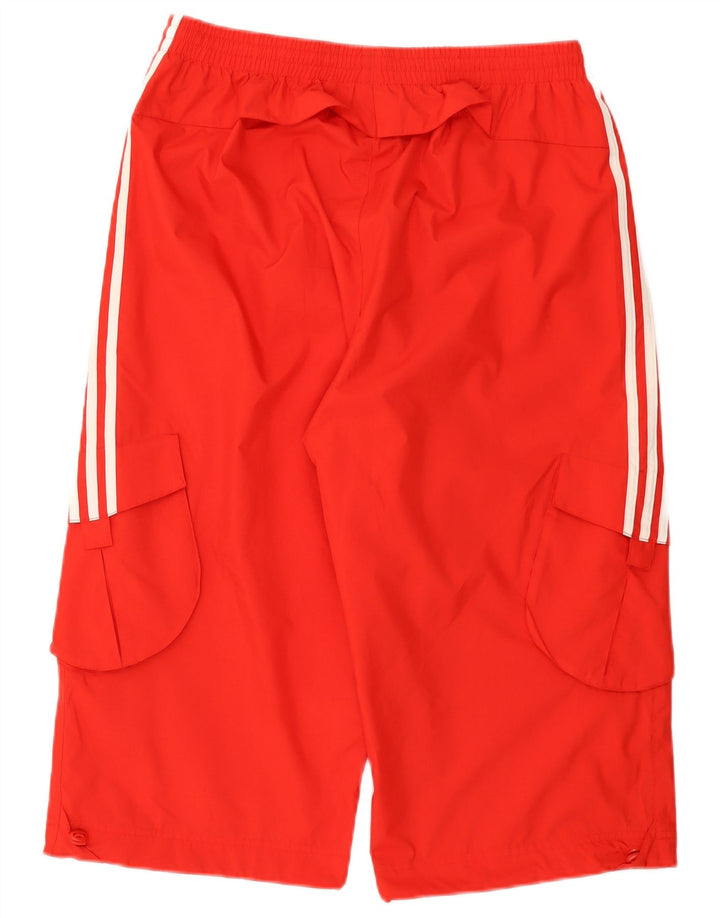 Ανδρικό σορτς Adidas Bermuda Cargo Sport μεγάλο κόκκινο νάιλον