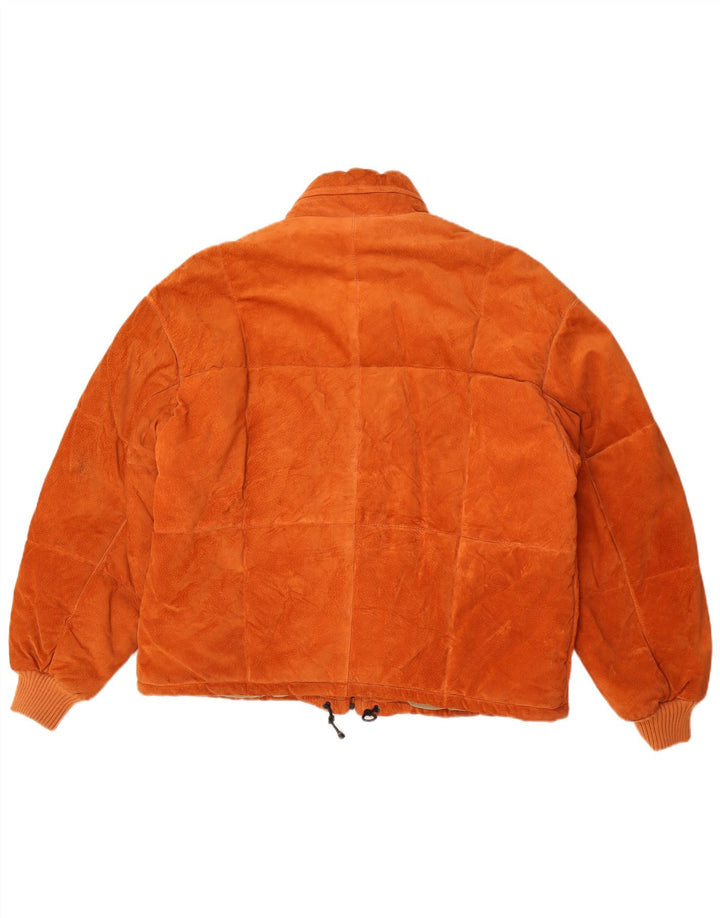 Fox Γυναικείο Suede Jacket UK 18 XL Orange με κουκούλα