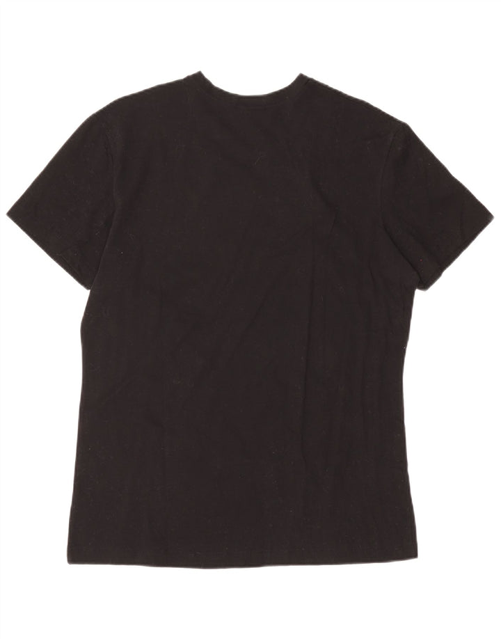 Ανδρικό T-Shirt Fila Top Μεσαίο μαύρο βαμβακερό