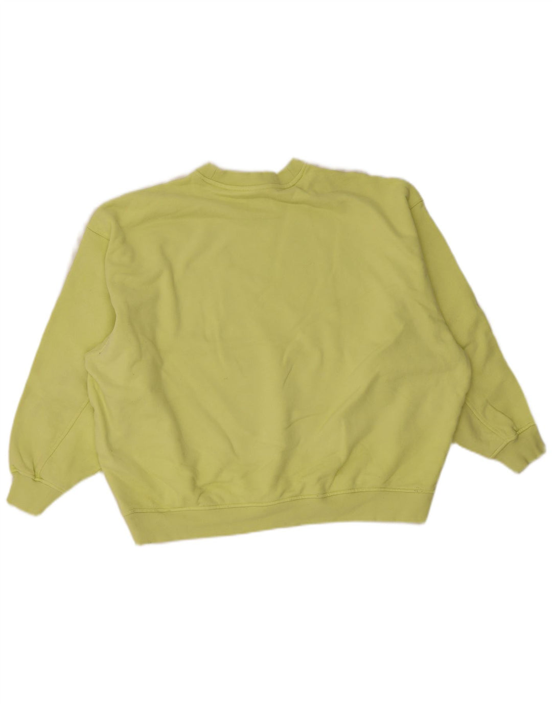 Γυναικείο φούτερ Adidas Oversized Jumper UK 10 Small κίτρινο βαμβακερό