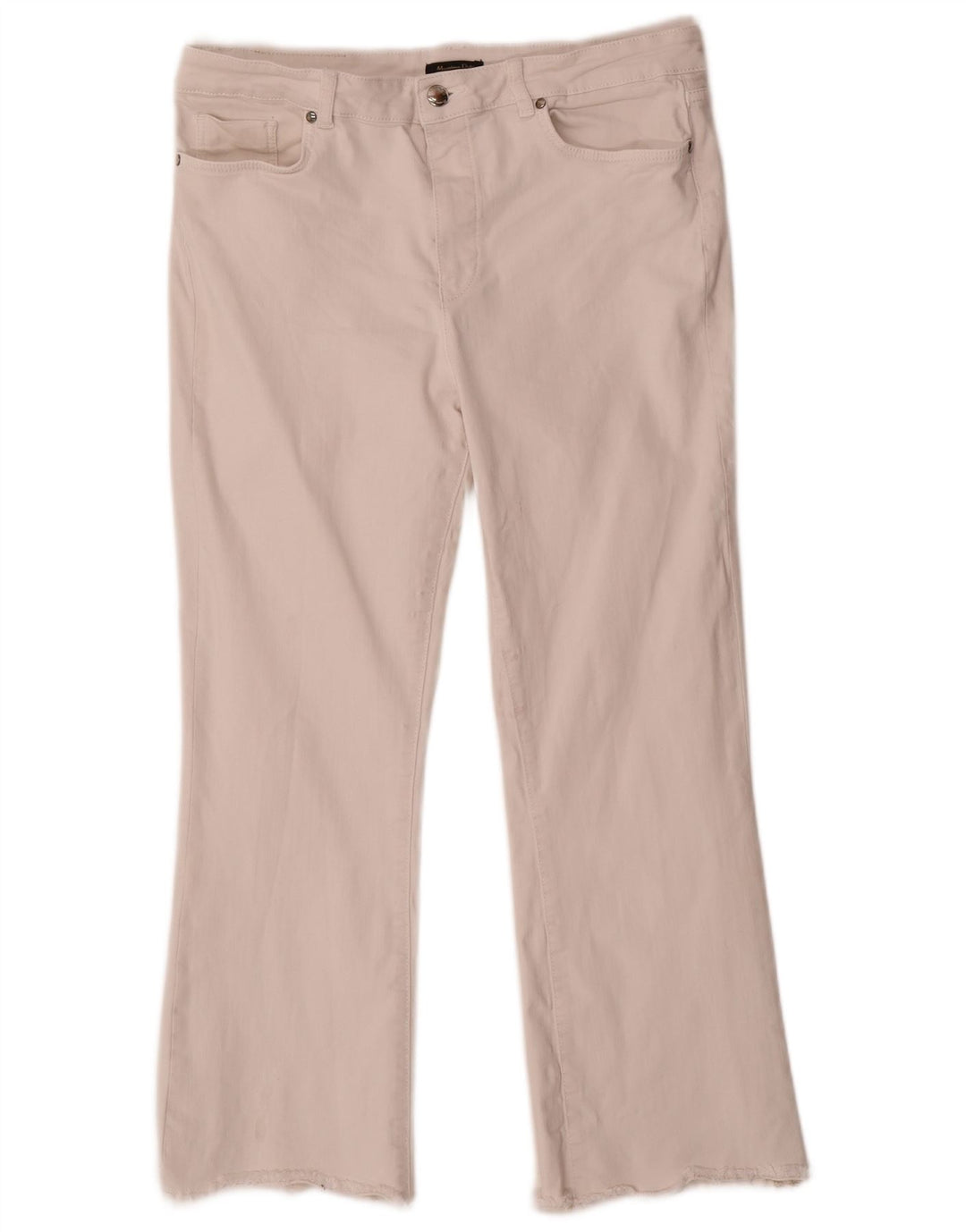Massimo Dutti Γυναικείο ψηλόμεσο τζιν EU 40 Medium W30 L25 Λευκό