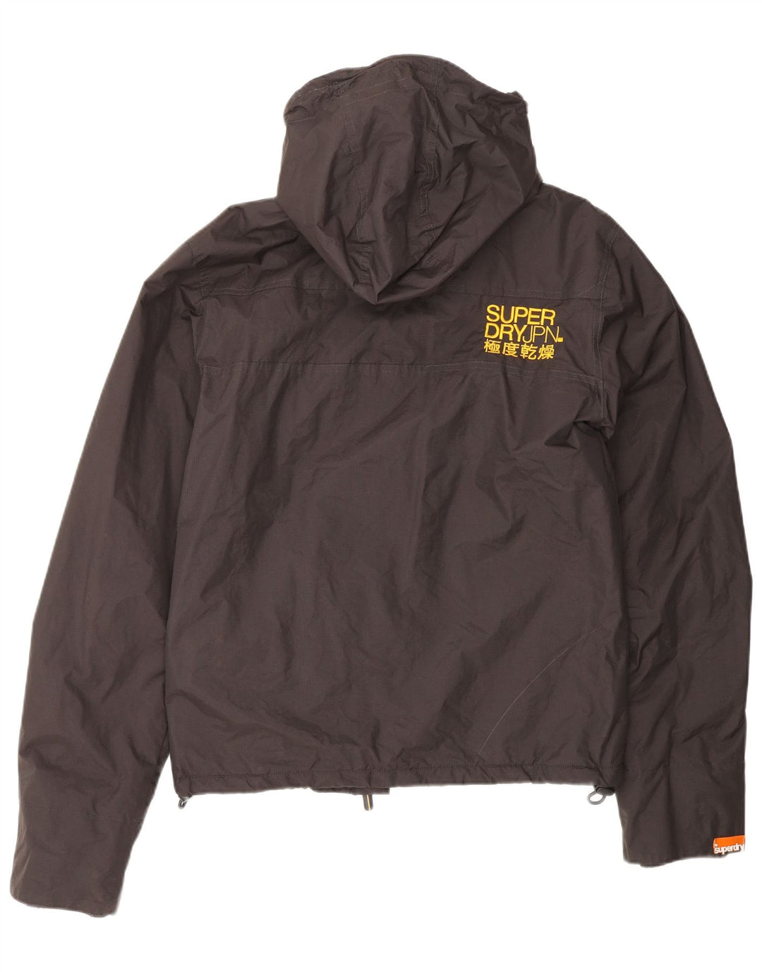 SUPERDRY Γυναικείο Μπουφάν με κουκούλα αντιανεμικό UK 10 Small Brown