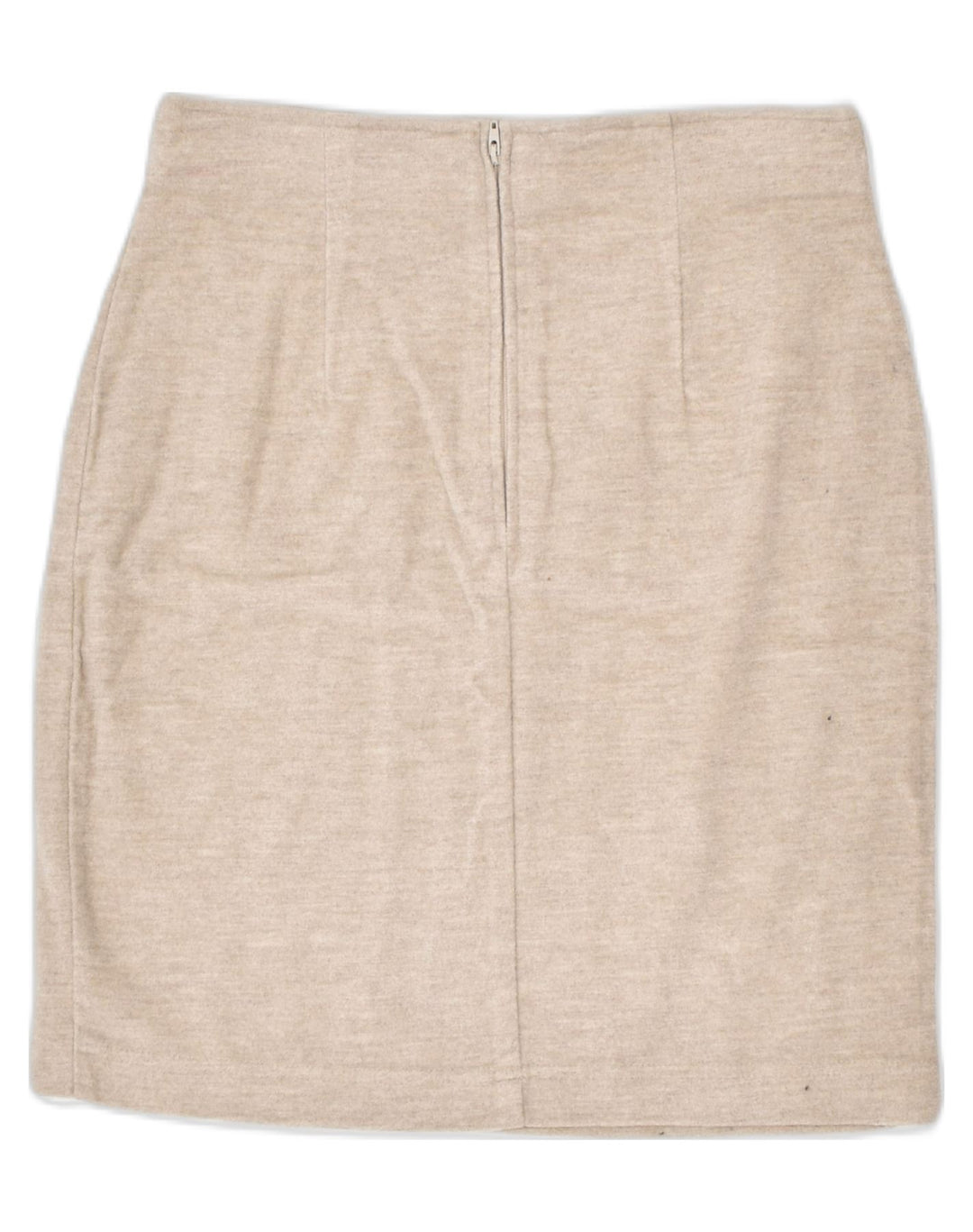 STEFANEL Womens Pencil Skirt IT 42 Medium W28 Beige Viscose | Vintage | Thrift | Second-Hand | Used Clothing | Messina Hembry 