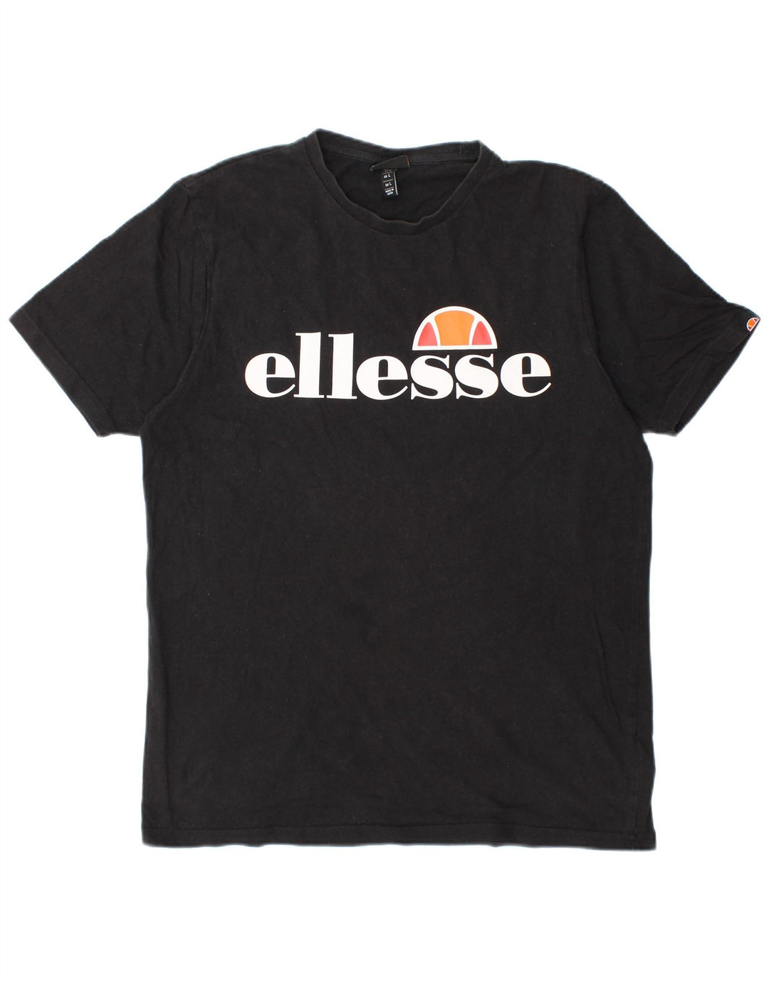 Ανδρικό γραφικό μπλουζάκι ELLESSE Top Large Μαύρο