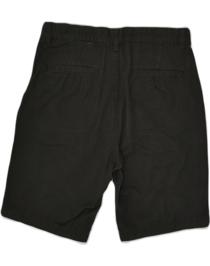DACK'S Womens Regular Fit Chino Shorts IT 46 Small W32  Black Cotton | Vintage Dack's | Thrift | Second-Hand Dack's | Used Clothing | Messina Hembry 