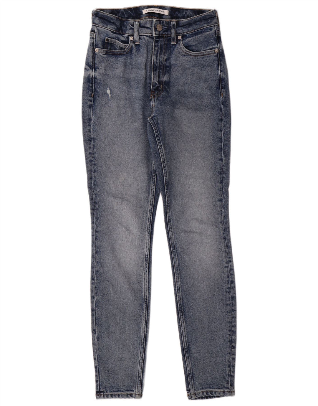 Γυναικεία Skinny Jeans Calvin Klein W26 L30 Blue Cotton Classic