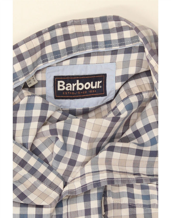 Ανδρικό πουκάμισο Barbour Medium Blue Gingham