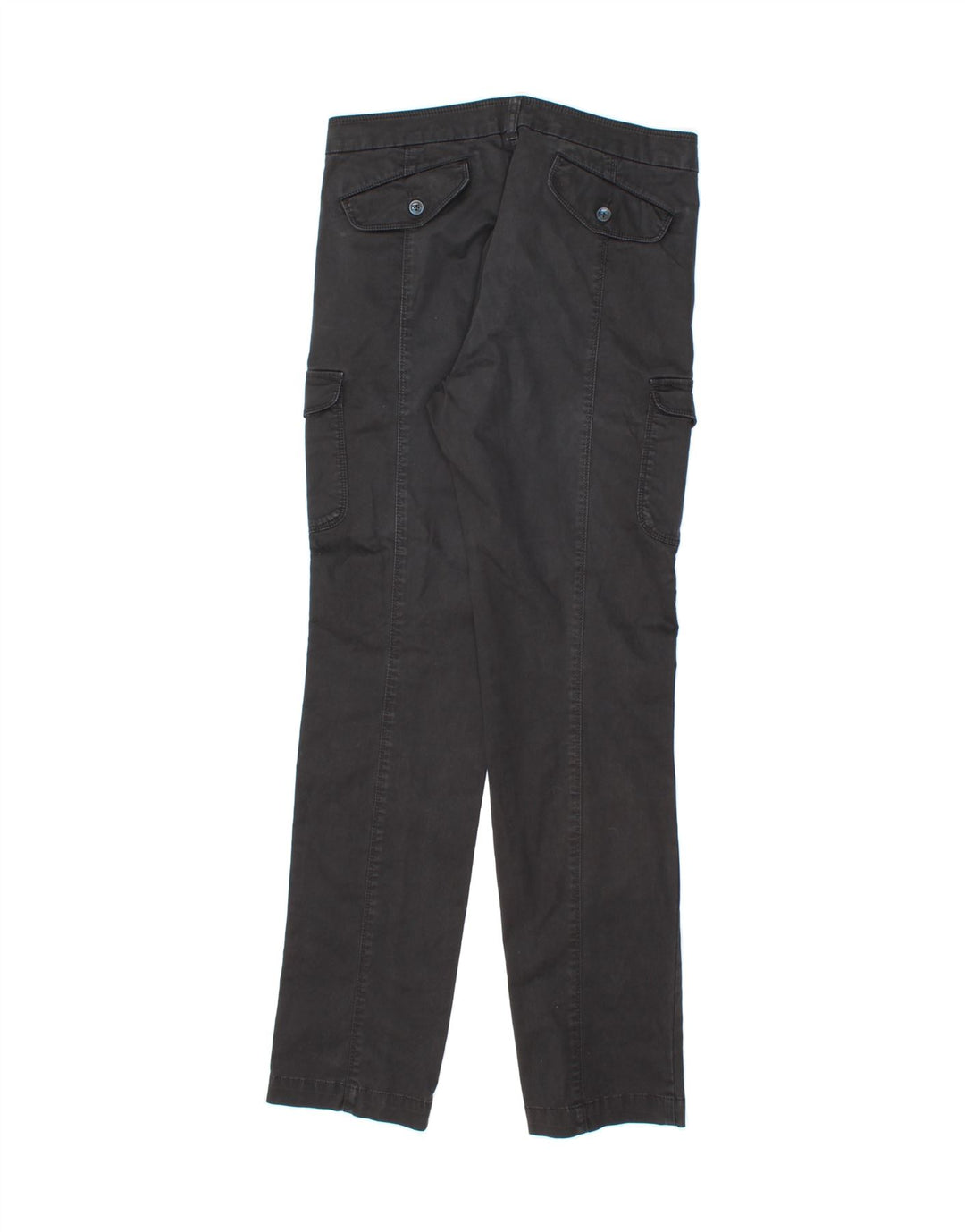MAX & CO. Womens Slim Cargo Trousers UK 14 Medium W30 L32  Black Cotton Vintage Max & Co. and Second-Hand Max & Co. from Messina Hembry 