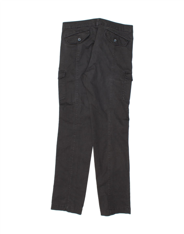 MAX & CO. Womens Slim Cargo Trousers UK 14 Medium W30 L32  Black Cotton Vintage Max & Co. and Second-Hand Max & Co. from Messina Hembry 