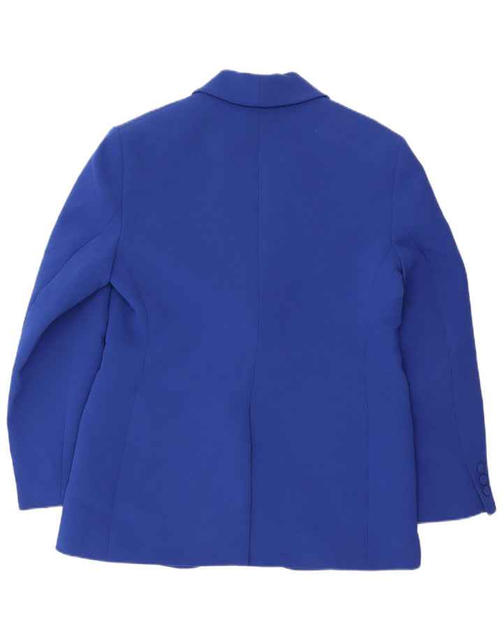 Zara Ανδρικό σακάκι 1 κουμπιού blazer UK 40 μεγάλο μπλε βισκόζη