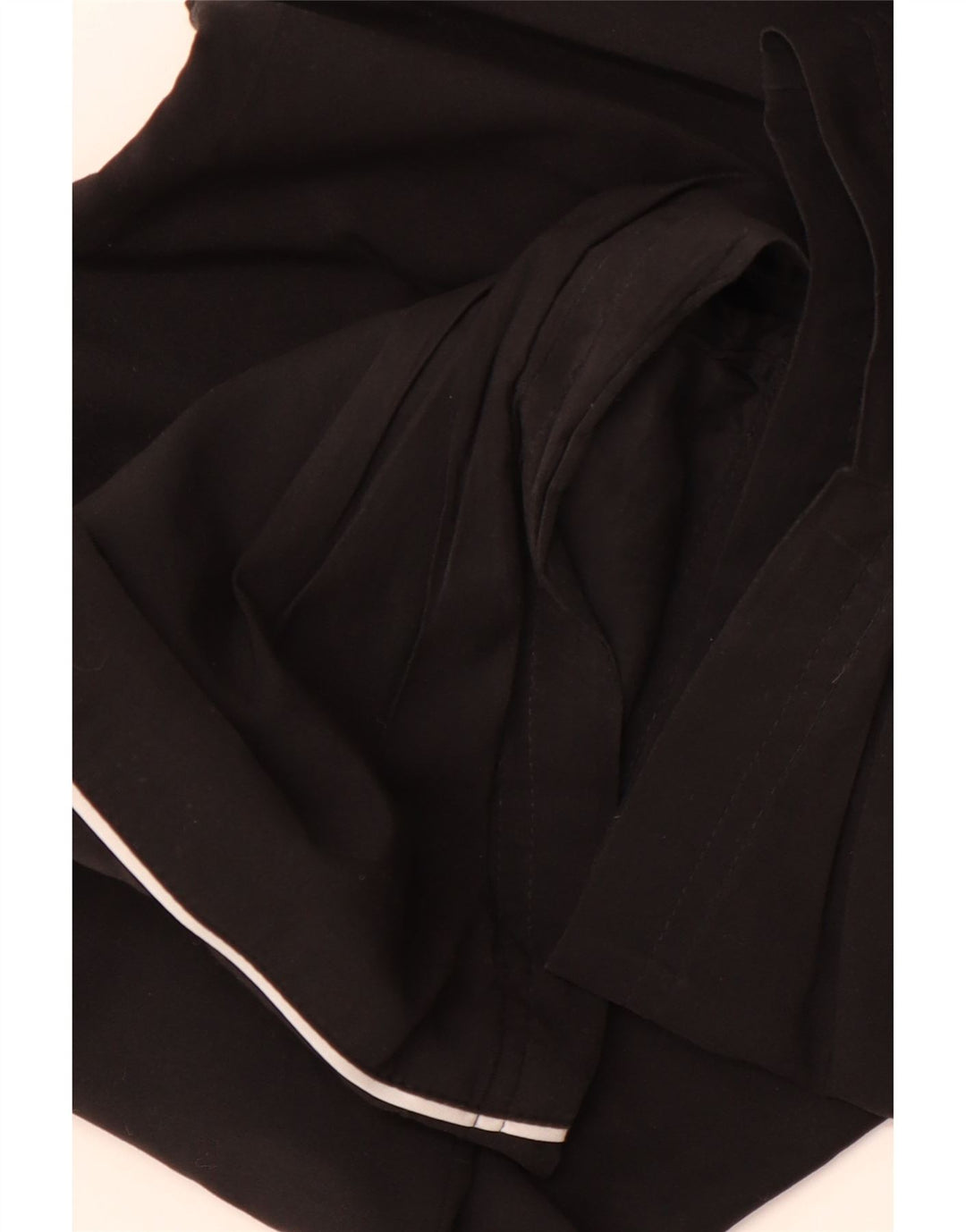 Ανδρική αθλητική φόρμα ADIDAS Παντελόνι από μεσαίο μαύρο πολυεστέρα