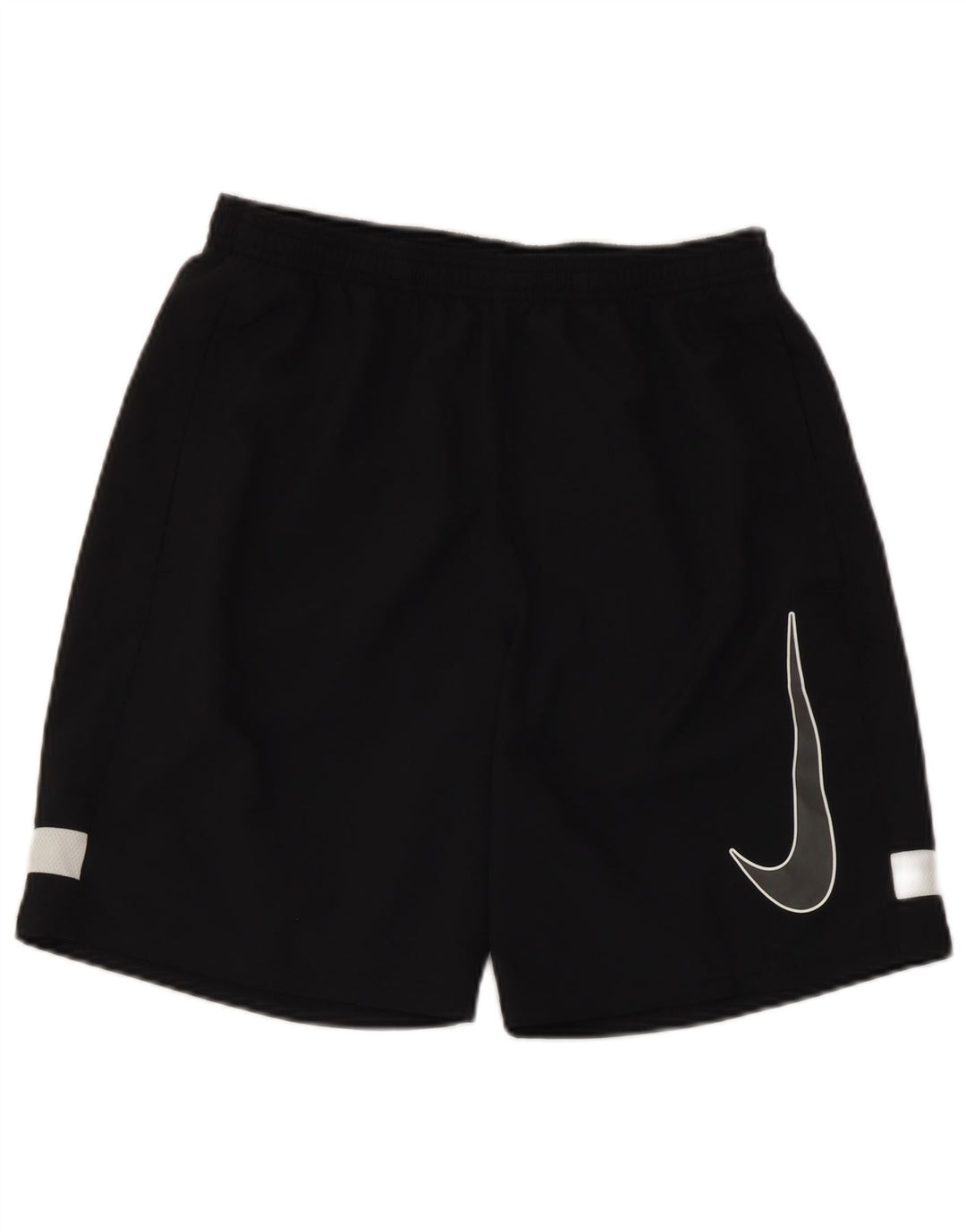 Ανδρικά γραφικά αθλητικά σορτς Nike Dri Fit, μεσαίου μαύρου χρώματος, πολυεστέρας