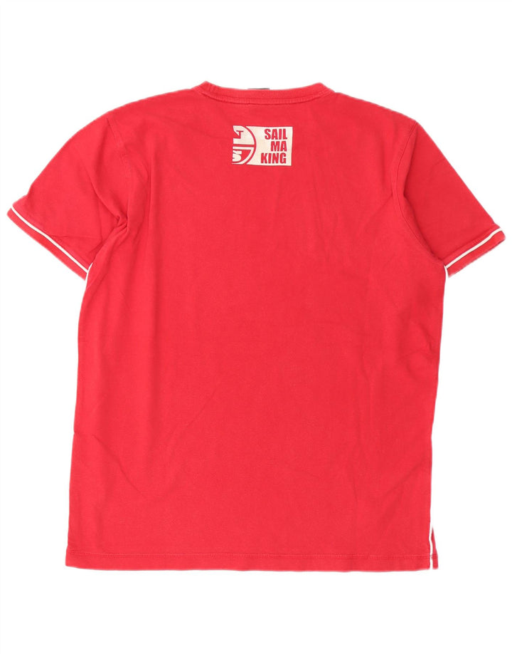 Ανδρικό γραφικό T-Shirt North Sails Top Μεσαίο κόκκινο βαμβακερό