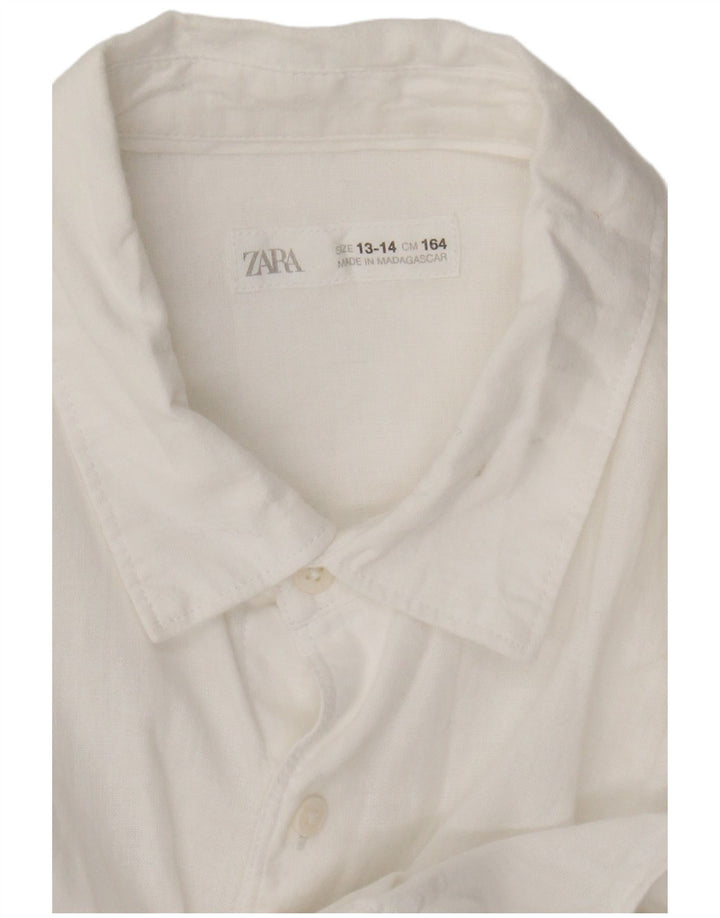 Zara Μπλουζάκι για αγόρια 13-14 ετών Λευκό