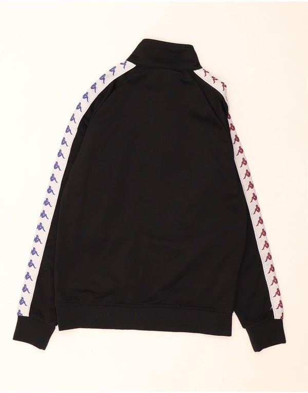 Ανδρική φόρμα γραφικών KAPPA Top Jacket Μεσαίο Μαύρο Colourblock Πολυεστέρας