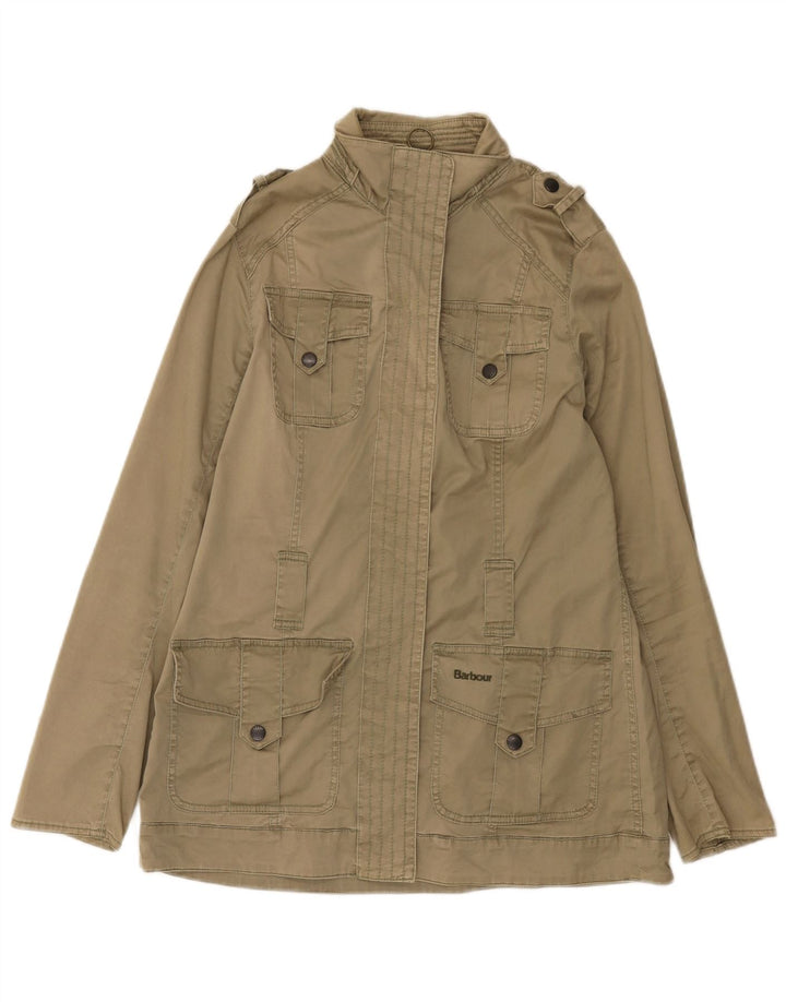 Barbour Γυναικείο Military Jacket UK 10 Small Khaki Cotton