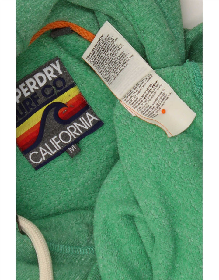 Ανδρικό γραφικό κουκούλα Superdry Βαμβακερό μεσαίο πράσινο