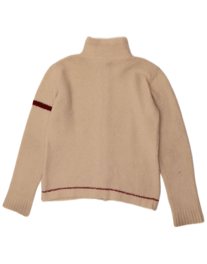 Γυναικείο πουλόβερ με ζακέτα Murphy & Nye UK 14 Medium Off White Colourblock