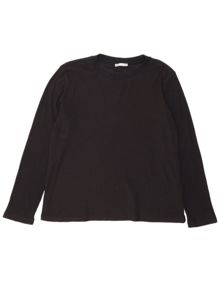Zara Γυναικείο Μακρυμάνικο τοπ UK 18 XL Μαύρο