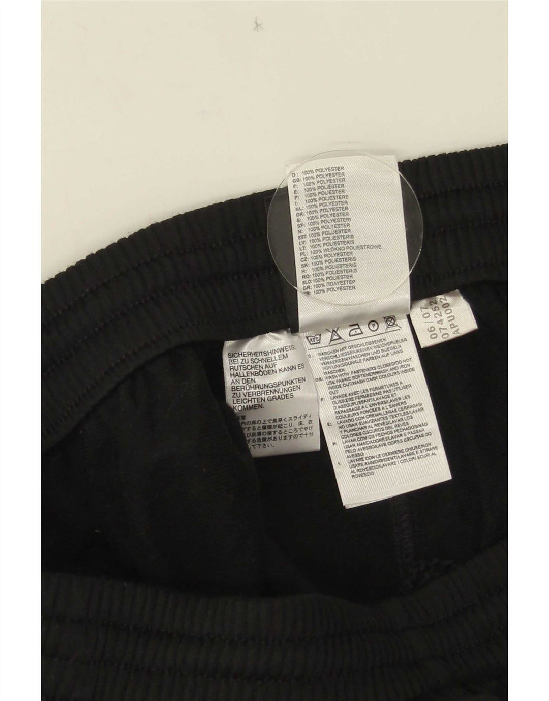 Ανδρική αθλητική φόρμα Adidas Παντελόνι UK 40/42 Medium Black Colorblock Polyester