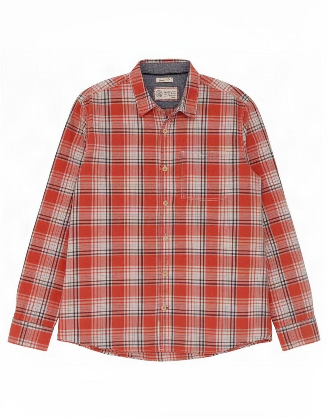 Fat Face Ανδρικό πουκάμισο Classic Fit XL Red Check Cotton