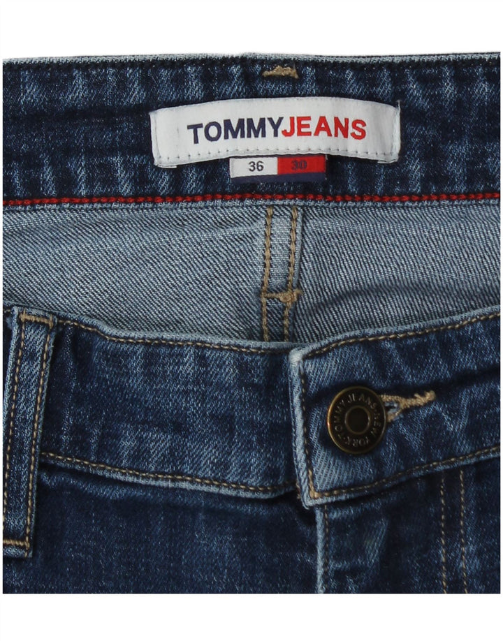 Ανδρικό τζιν μποτάκι TOMMY HILFIGER W36 L28 Μπλε βαμβακερό
