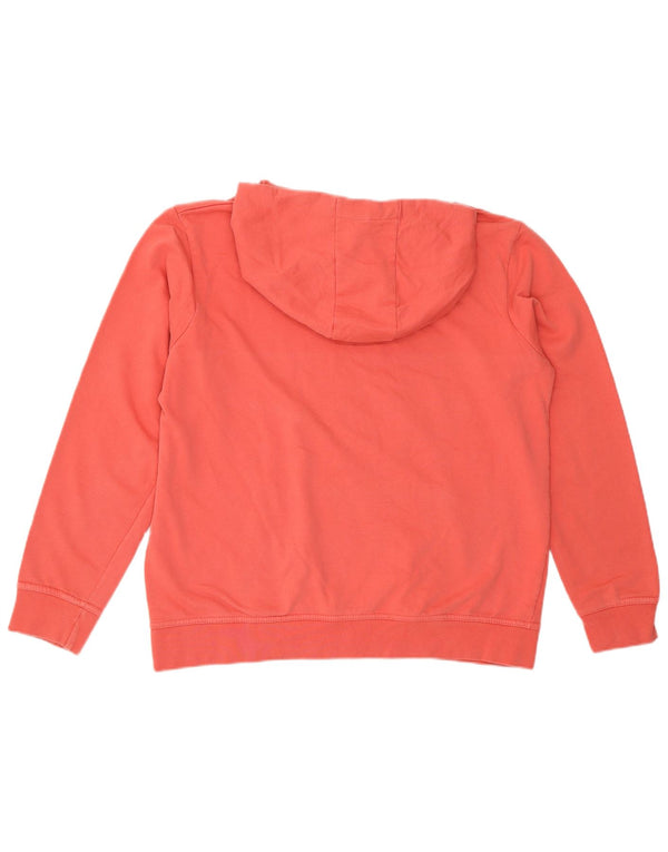 Guru Womens Graphic Hoodie Jumper UK 16 Large Pink