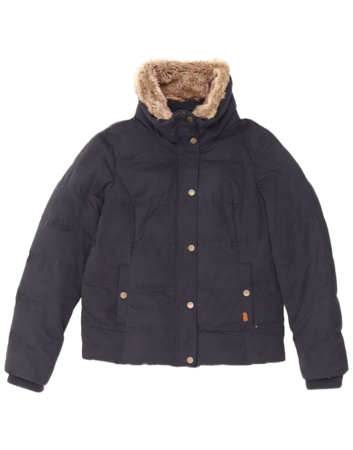 Γυναικείο μπουφάν FAT FACE UK 12 Medium Navy Blue Polyester