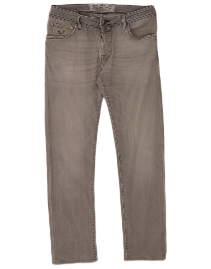 Jacob Cohen Ανδρικό Slim Jeans W34 L30 Γκρι βαμβακερό