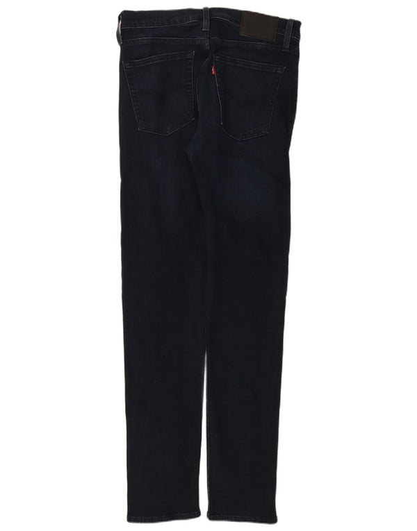 Levi's Mens Slim Jeans W32 L34 Navy Blue Cotton
