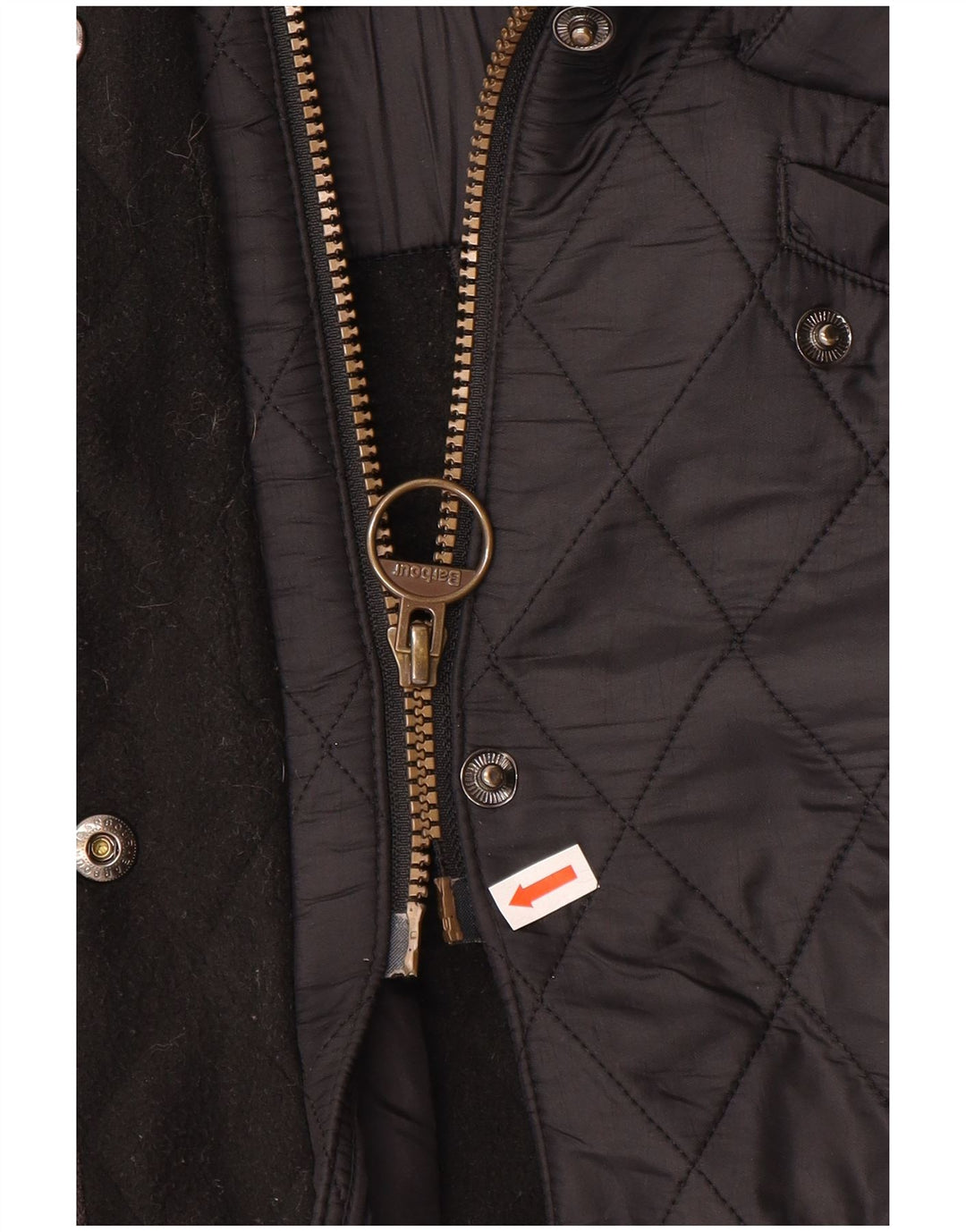 Γυναικείο καπιτονέ μπουφάν Barbour UK 16 Large Black Polyamide