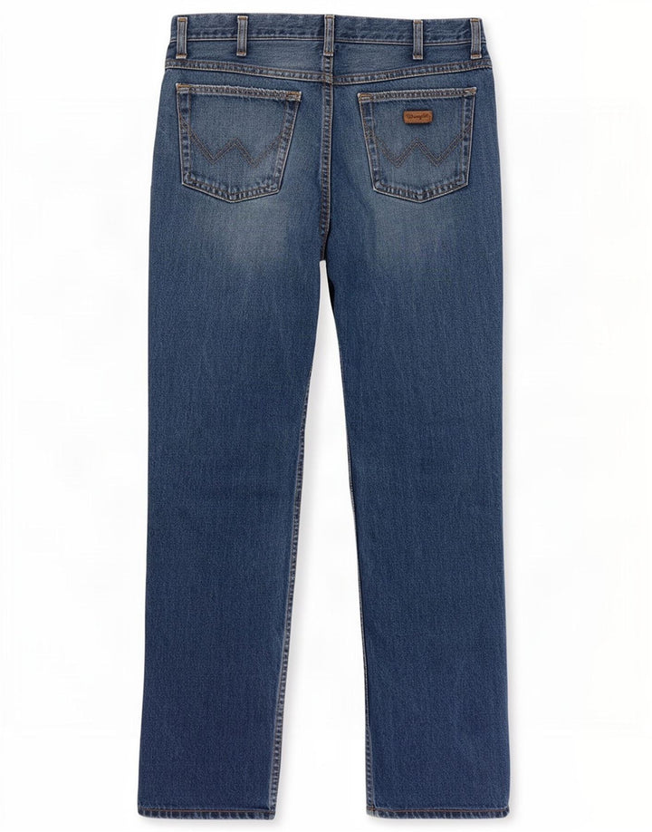 Ανδρικό τζιν Wrangler ίσιο W33 L30 Μπλε βαμβακερό