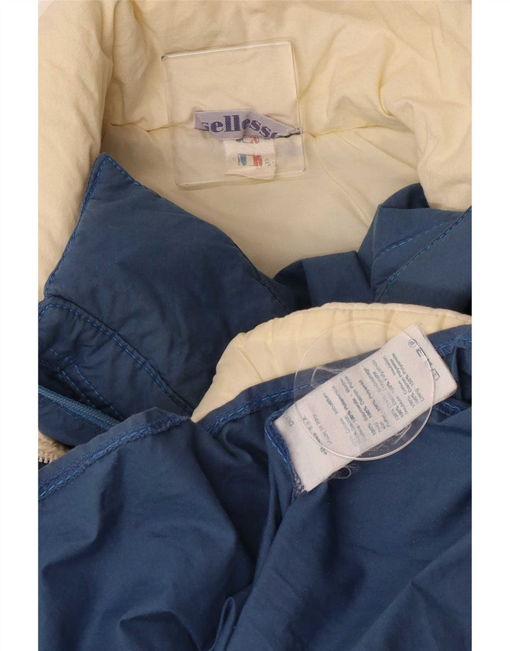 Γυναικείο Μπουφάν Ellesse Windbreaker IT 44 Medium Blue Colourblock Βαμβακερό