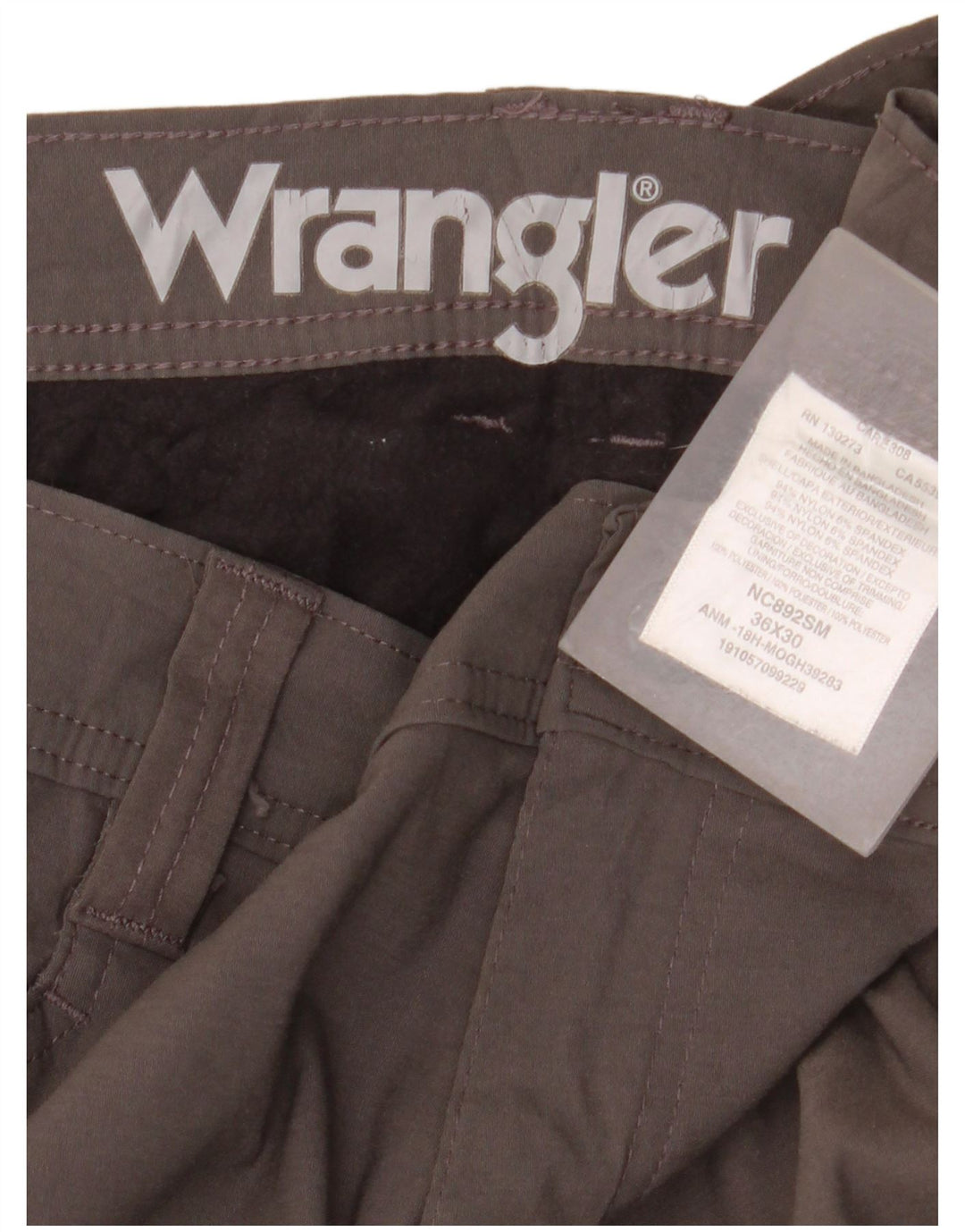 Ανδρικό παντελόνι Wrangler Straight Cargo W36 L30 Γκρι νάιλον