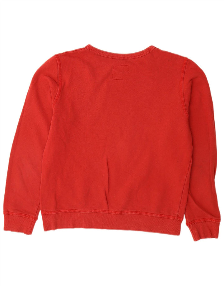 Γραφικό φούτερ LEVI'S Boys Jumper 13-14 ετών κόκκινο βαμβακερό