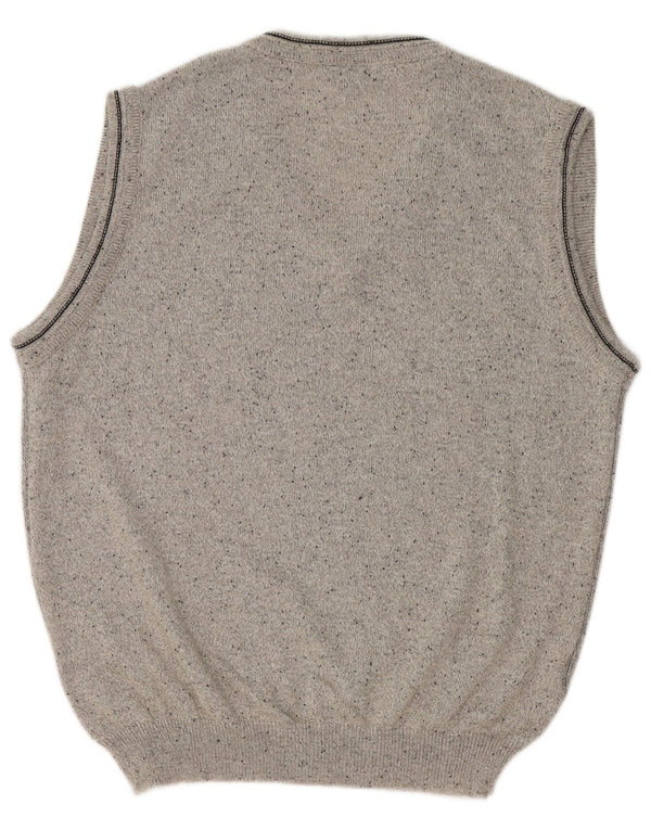 Casual Land ανδρικό γιλέκο Tank Top IT 54 XL Γκρι γεωμετρικό βαμβάκι